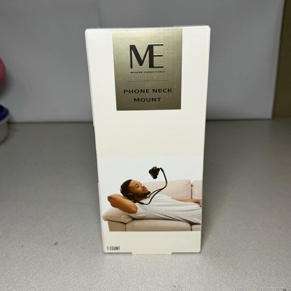 NEW Phone Neck Mount Modern Expressions Rotates 360 Soft Cushion